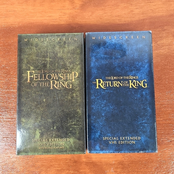 Movies Media Fellowship Of The Ring Return Of The King Vhs Edition